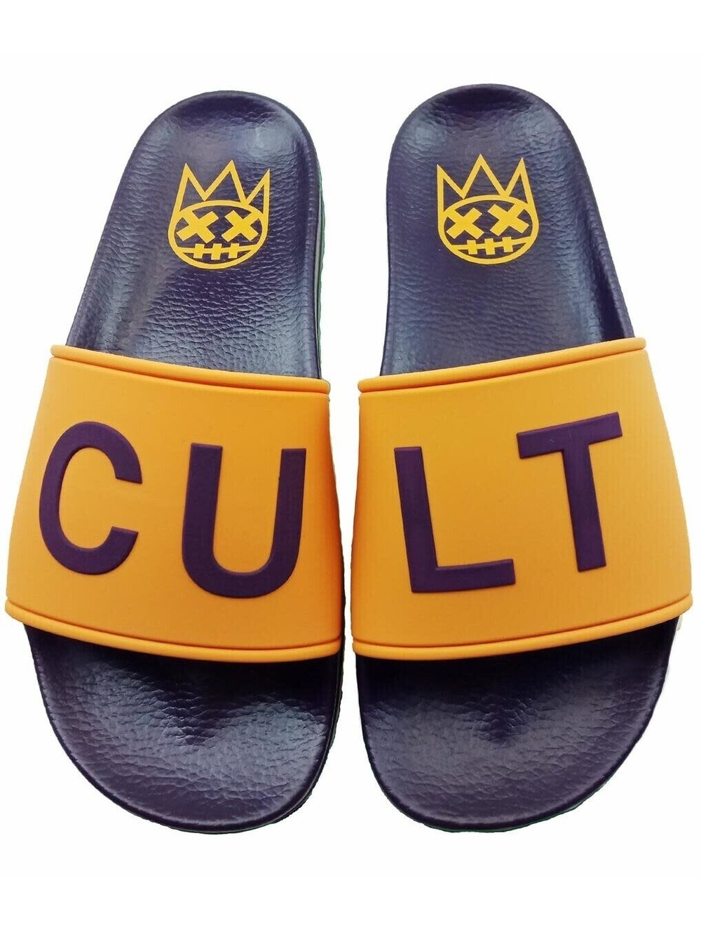Cult Mens Purple Slides Size 11